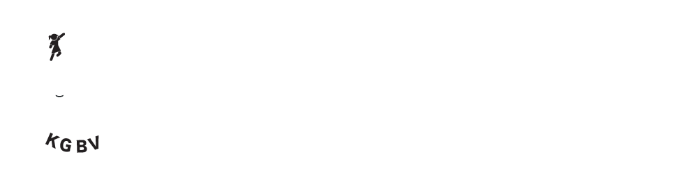 KGBV White Logo